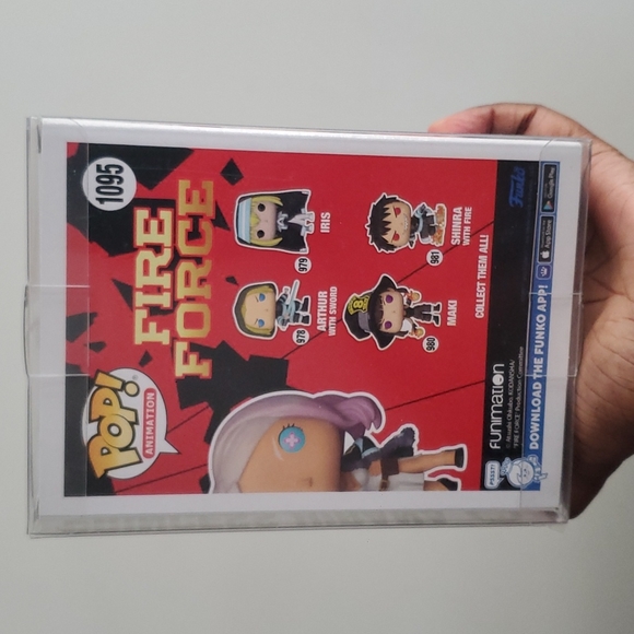 Animation🔥 FIRE FORCE 🔥 PRINCESS HIBANA Funimation 2022 GITD FUNKO POP #1095 - Picture 4 of 4